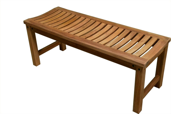 ATLANTA Teak Backless Bench 120cm