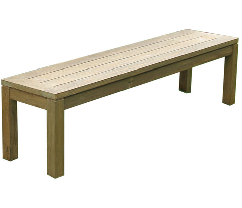 MILANO Reclaimed Teak  Backless Bench 214cm