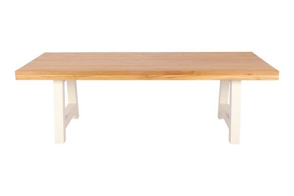 MANHATTEN INDUSTRIAL Teak and Aluminium Table 240x100cm