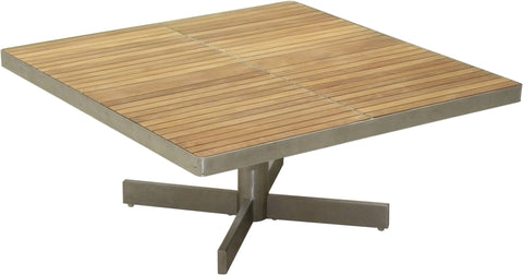 CAPRI Teak and Stainless Low Table