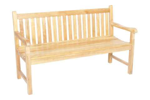 HYDE PARK Teak Garden Bench 150cm (3 SEATER)