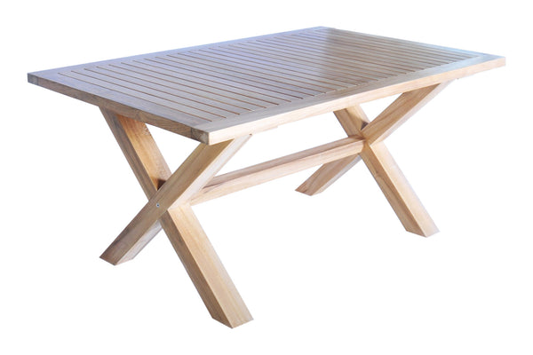 TRESTLES X LEG TABLE  160 X 100CM