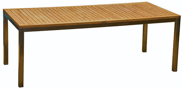 SOHO Teak and Stainless Table 210 X 90 cm