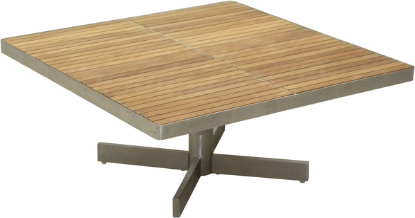 CAPRI Teak and Stainless Low Table