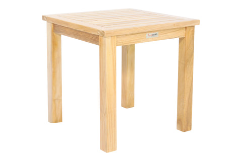 NEWPORT TEAK SIDE TABLE 50 X 50CM