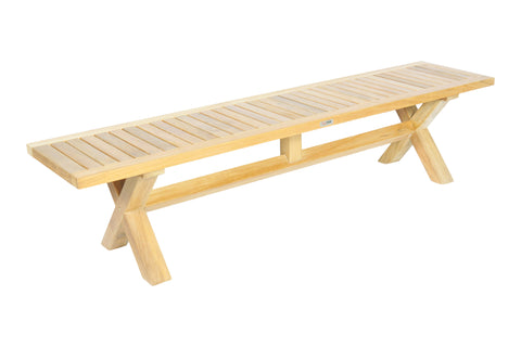 TRESTLES X LEG  BENCH 200 cm