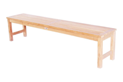JAVA Teak Backless Bench 195cm