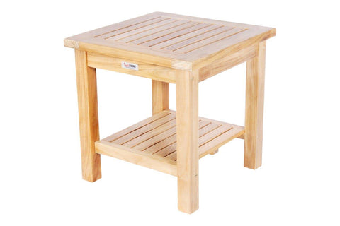 NEWPORT TEAK COFFEE TABLE 50 X 50CM
